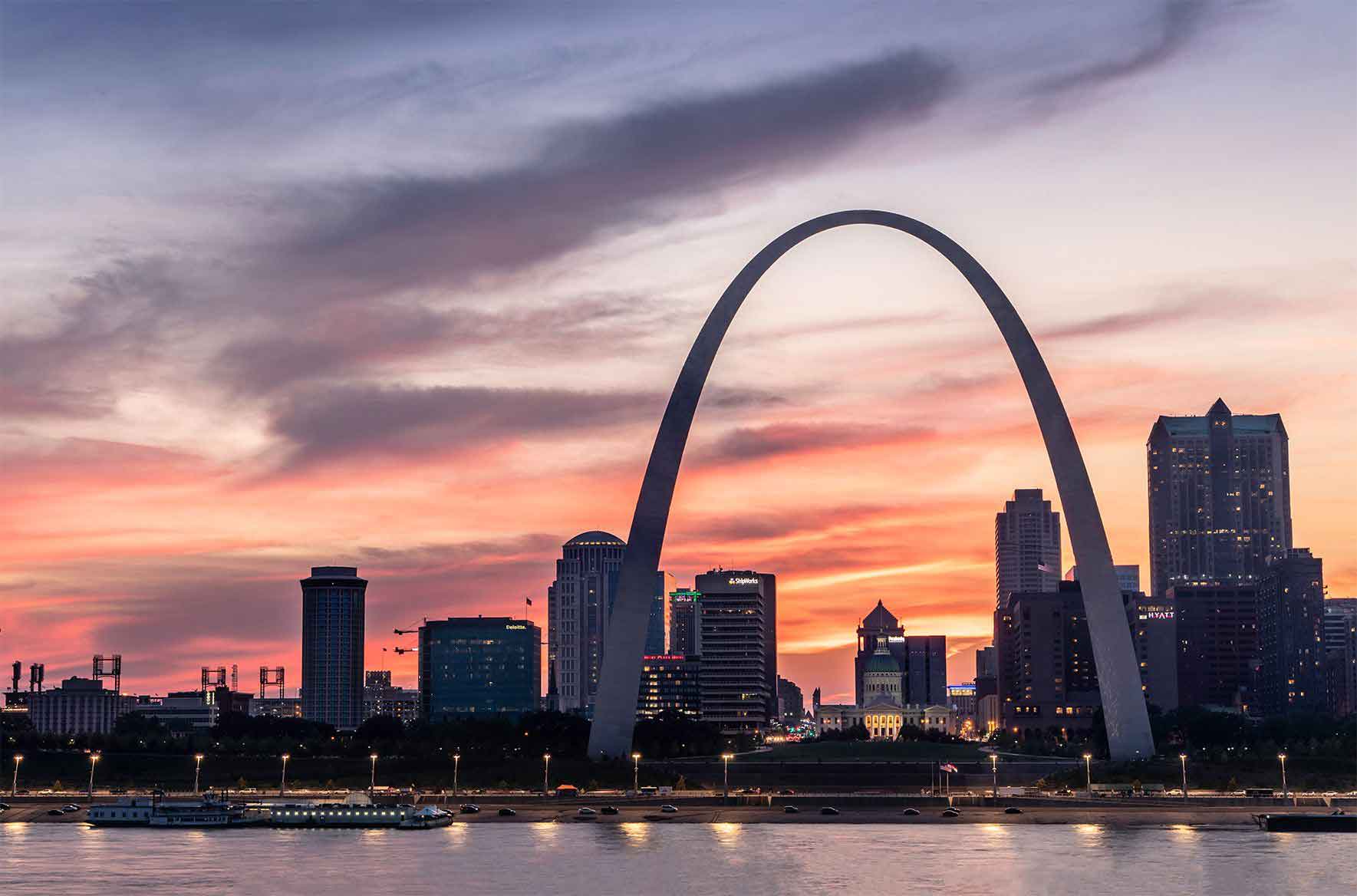 St. Louis sunset photo